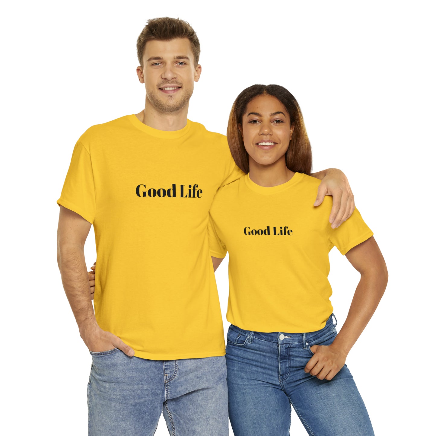 "Good Life" Unisex Heavy Cotton Tee Shirt*