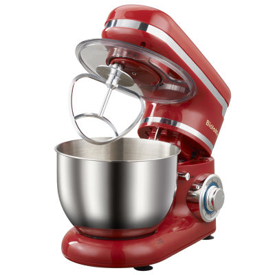 1200W  *4L Stainless Steel Bowl 6-speed Kitchen Food Stand Mixer Cream Egg Whisk Blender Cake Dough Bread Mixer Maker Machine