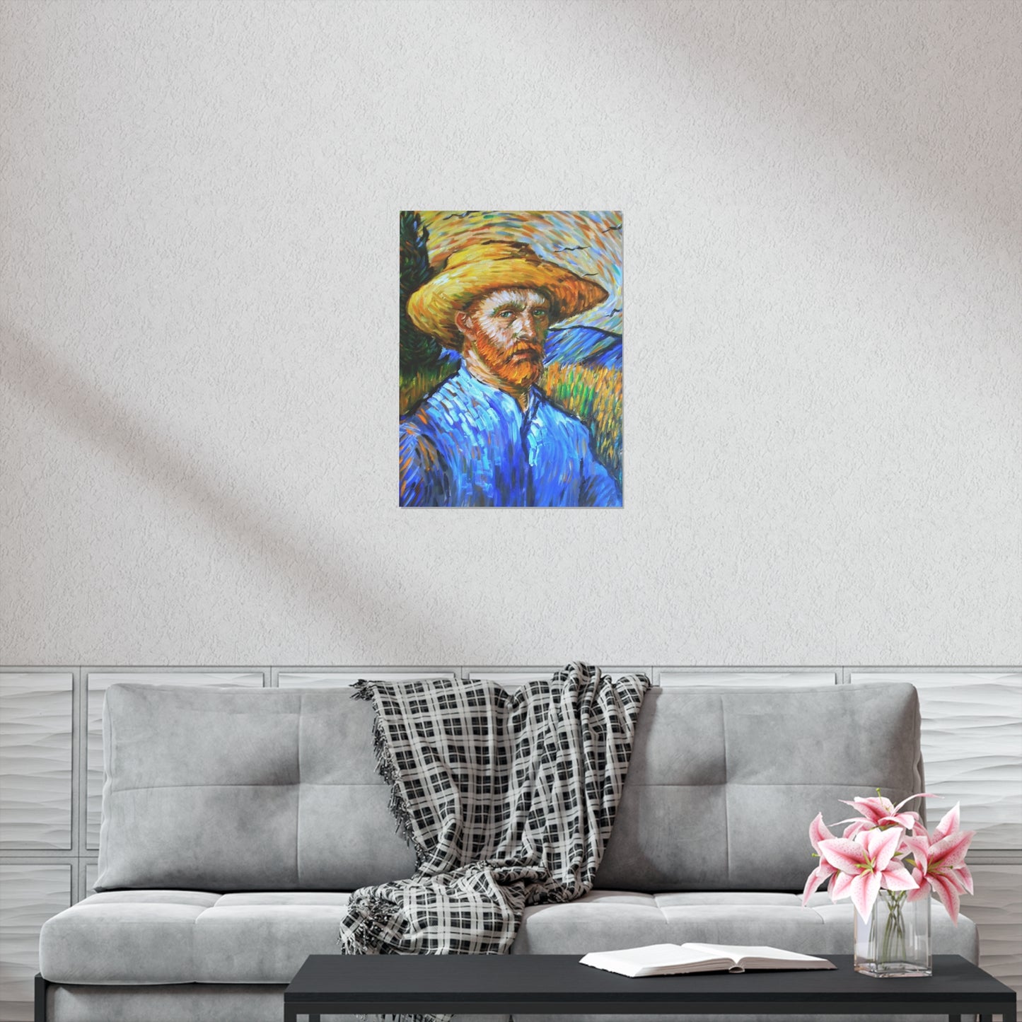 "Discover Van Gogh's Soul: Self-Portrait Premium Matte Vertical Posters - A Masterpiece for Your Wall!"Van Gogh self portrait* Premium Matte Vertical Posters art fine art wall art gift bestseller