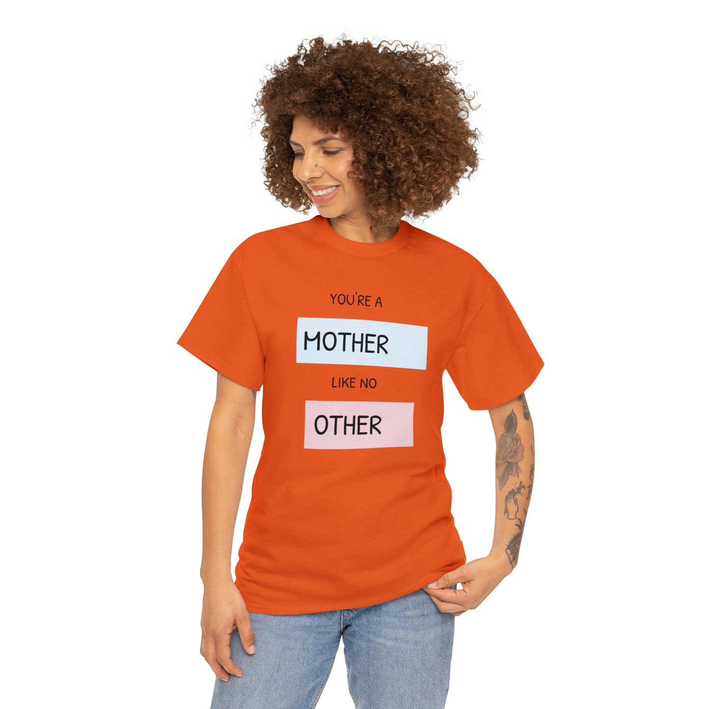 "Mother Like No Other" Unisex Heavy Cotton Tee shirt gift, mom*