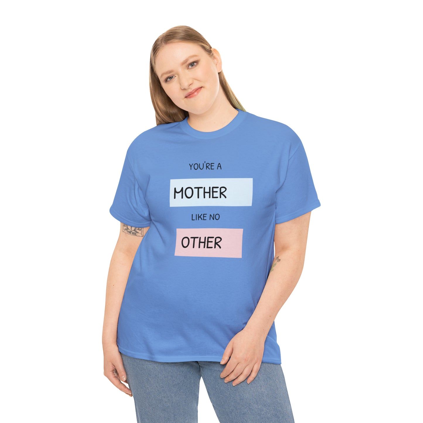 "Mother Like No Other" Unisex Heavy Cotton Tee shirt gift, mom*