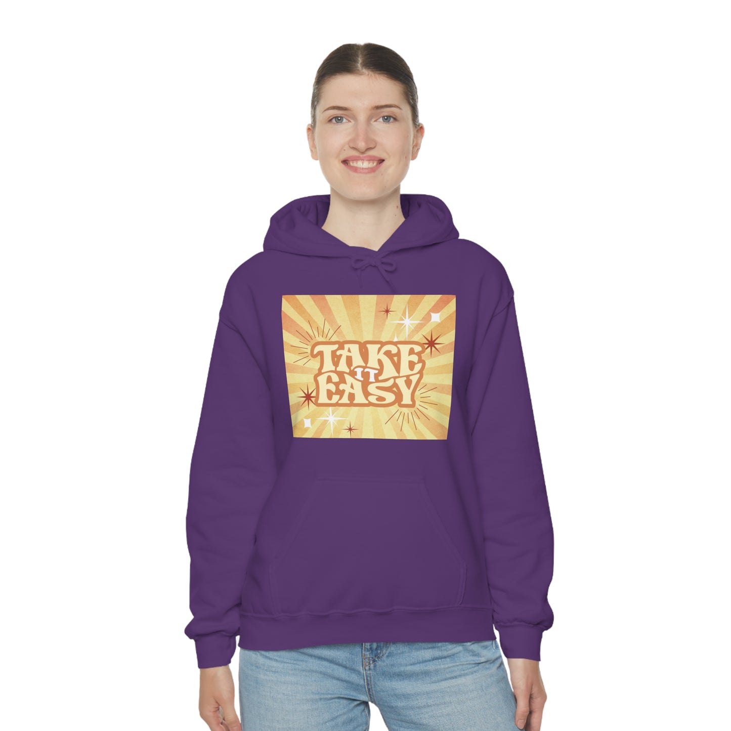 "Take it Easy" Unisex Heavy Blend Hooded Sweatshirt*