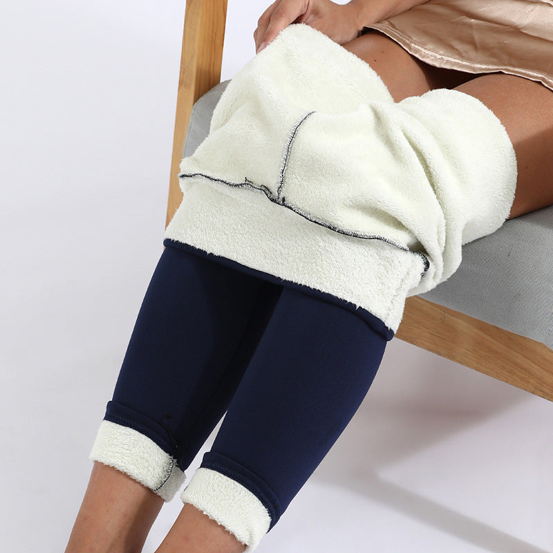 Winter Leggings* Warm Thick High Stretch Lamb Cashmere Leggings Skinny Fitness Woman Pants