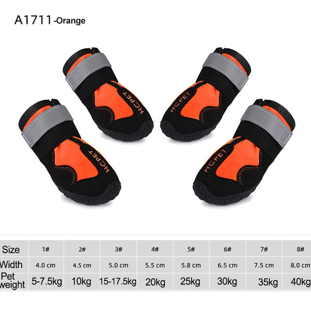 Waterproof Reflective Dog Boots* Pet Rain and Snow Boots