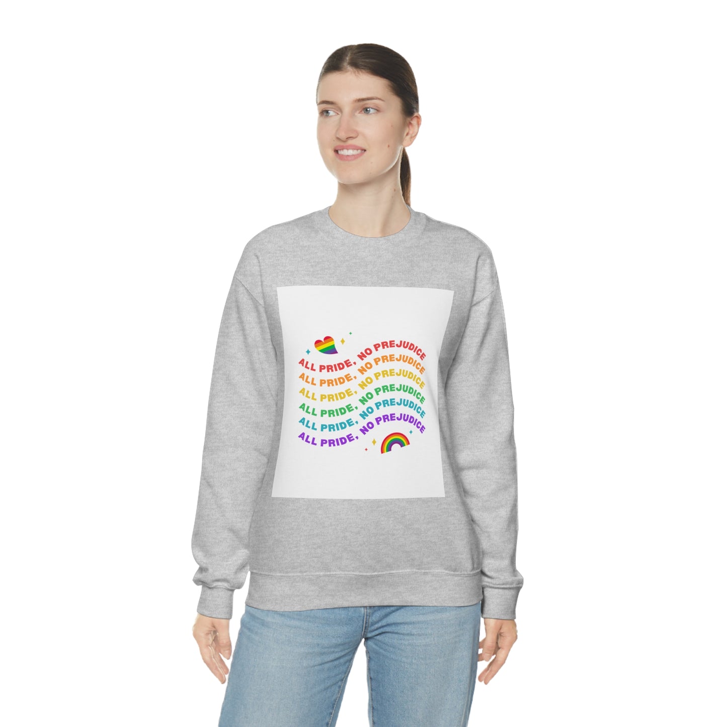 All Pride No Prejudice Unisex Heavy Blend Crewneck Sweatshirt*