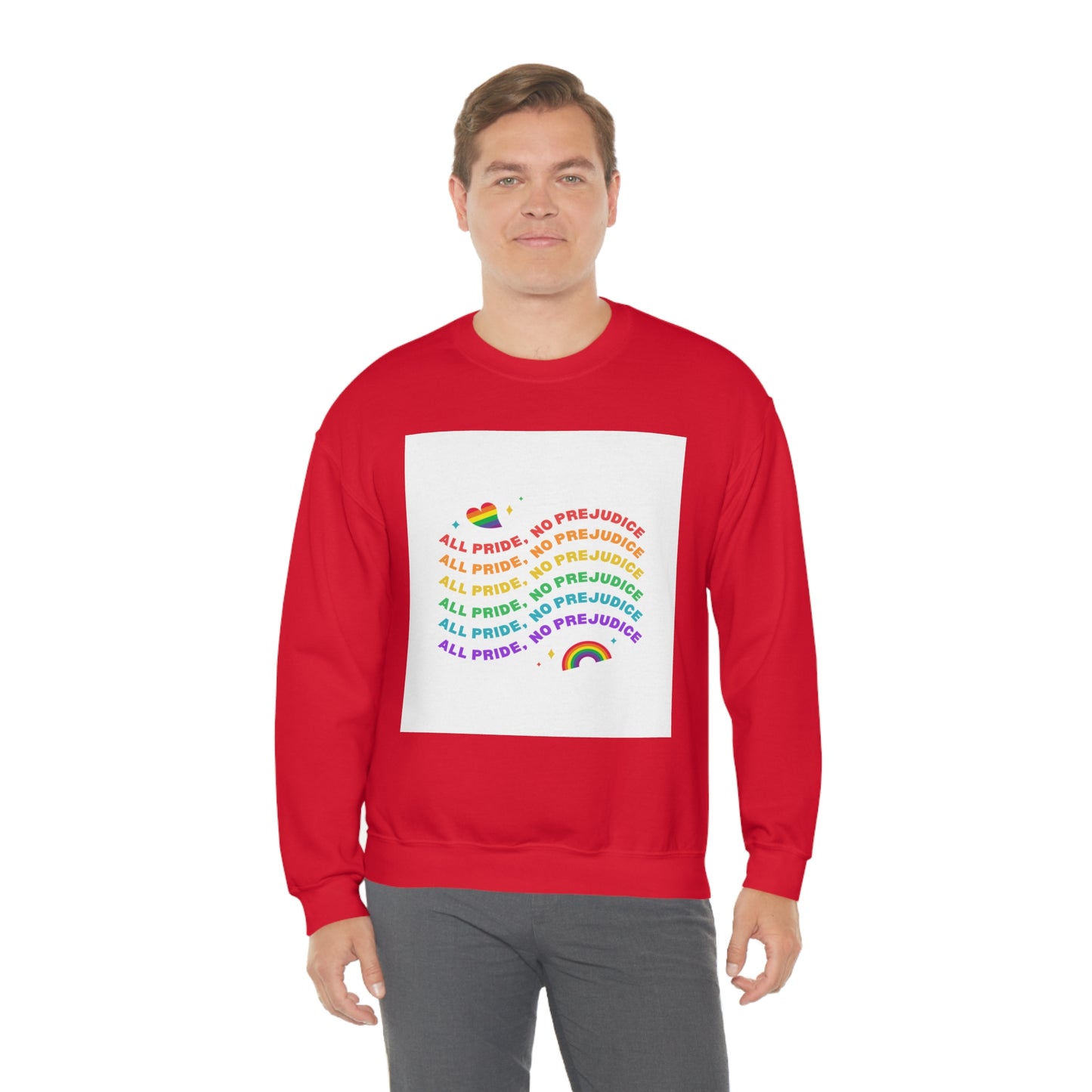 All Pride No Prejudice Unisex Heavy Blend Crewneck Sweatshirt*