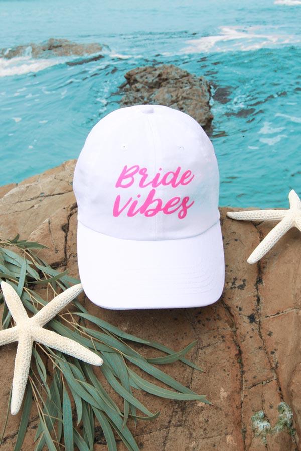 Bride Vibes | Beach Vibes - ☀️ Sun-sational Bachelorette Baseball Cap Hats*