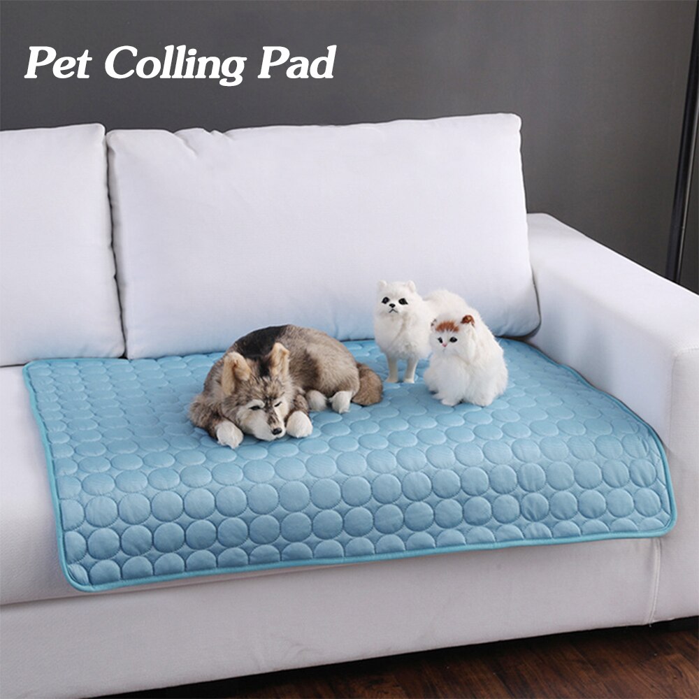 Pet Dog Cat Ice Silk Cold Nest Pad For Cooling In Summer*