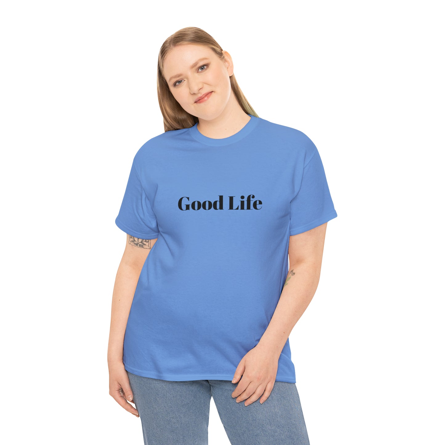 "Good Life" Unisex Heavy Cotton Tee Shirt*