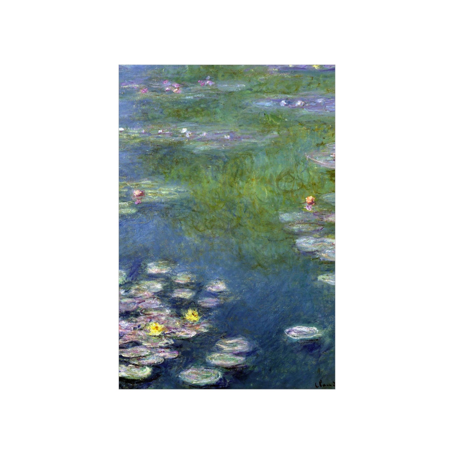 "Captivating Beauty: Monet's Water Lilies Premium Matte Vertical Posters - A Splash of Nature on Your Wall!"Water Lilies Monet Premium Matte Vertical Posters*