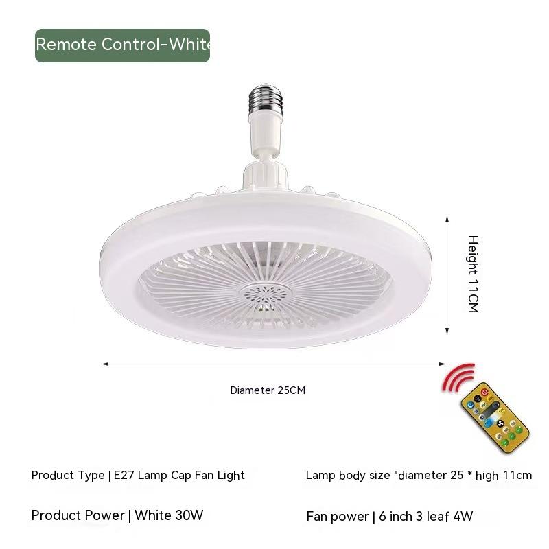 Remote Control E27 Screw Adjustable Light Bedroom Aromatherapy Small Fan Lamp *