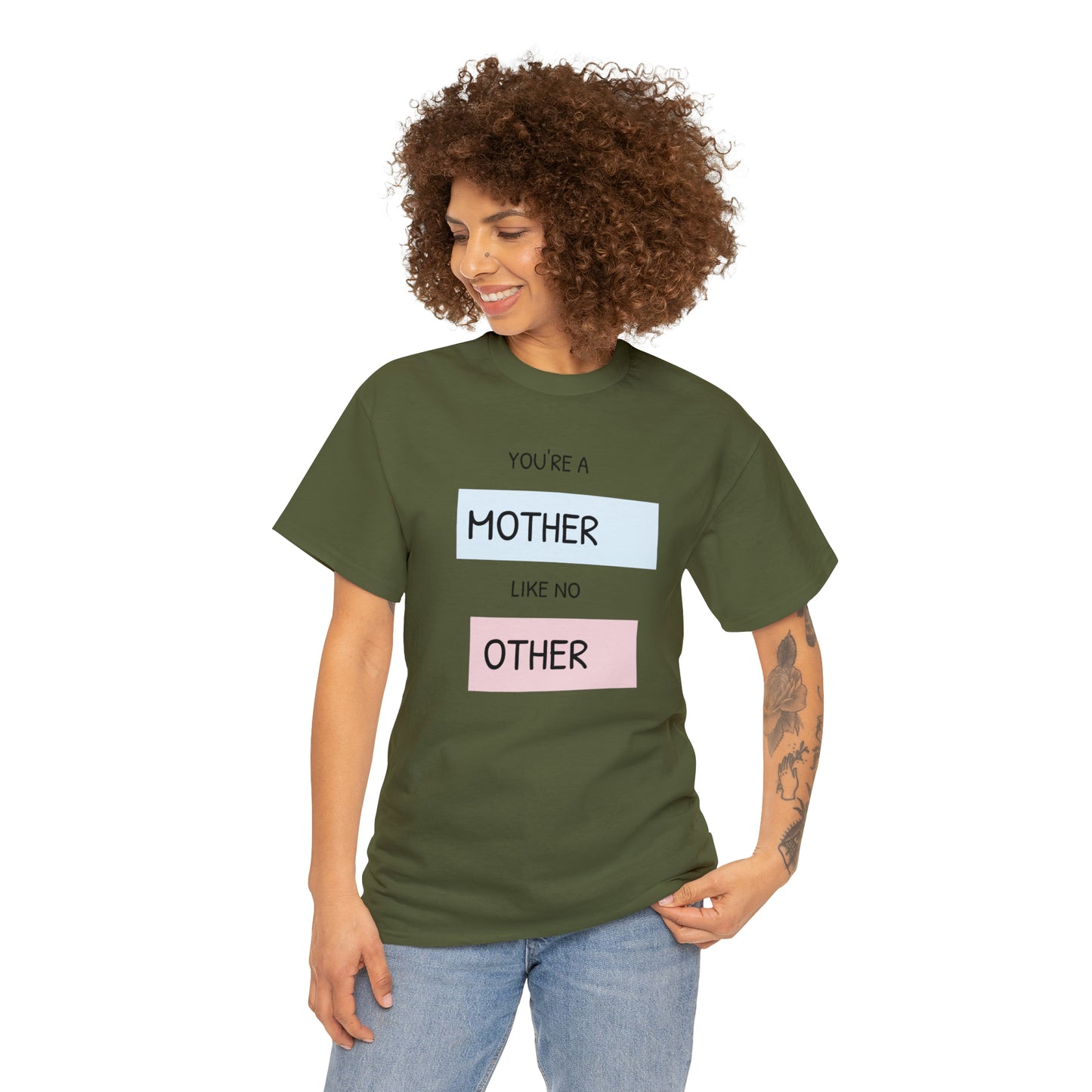 "Mother Like No Other" Unisex Heavy Cotton Tee shirt gift, mom*