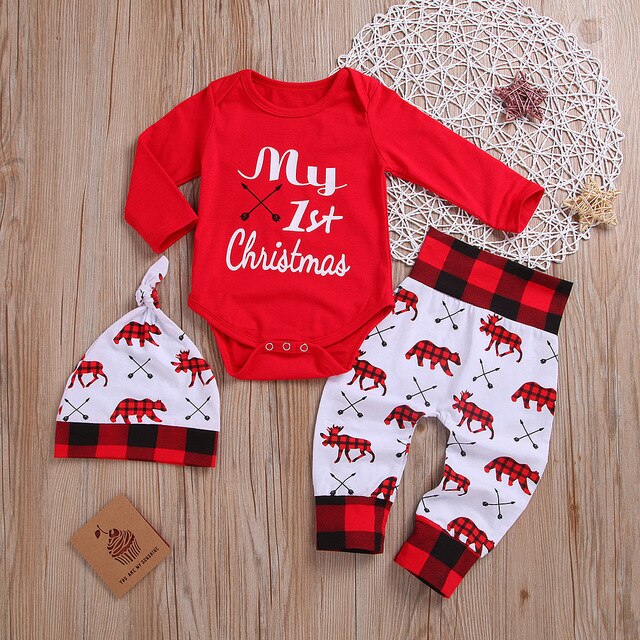 Baby Boy My First Christmas Outfits*