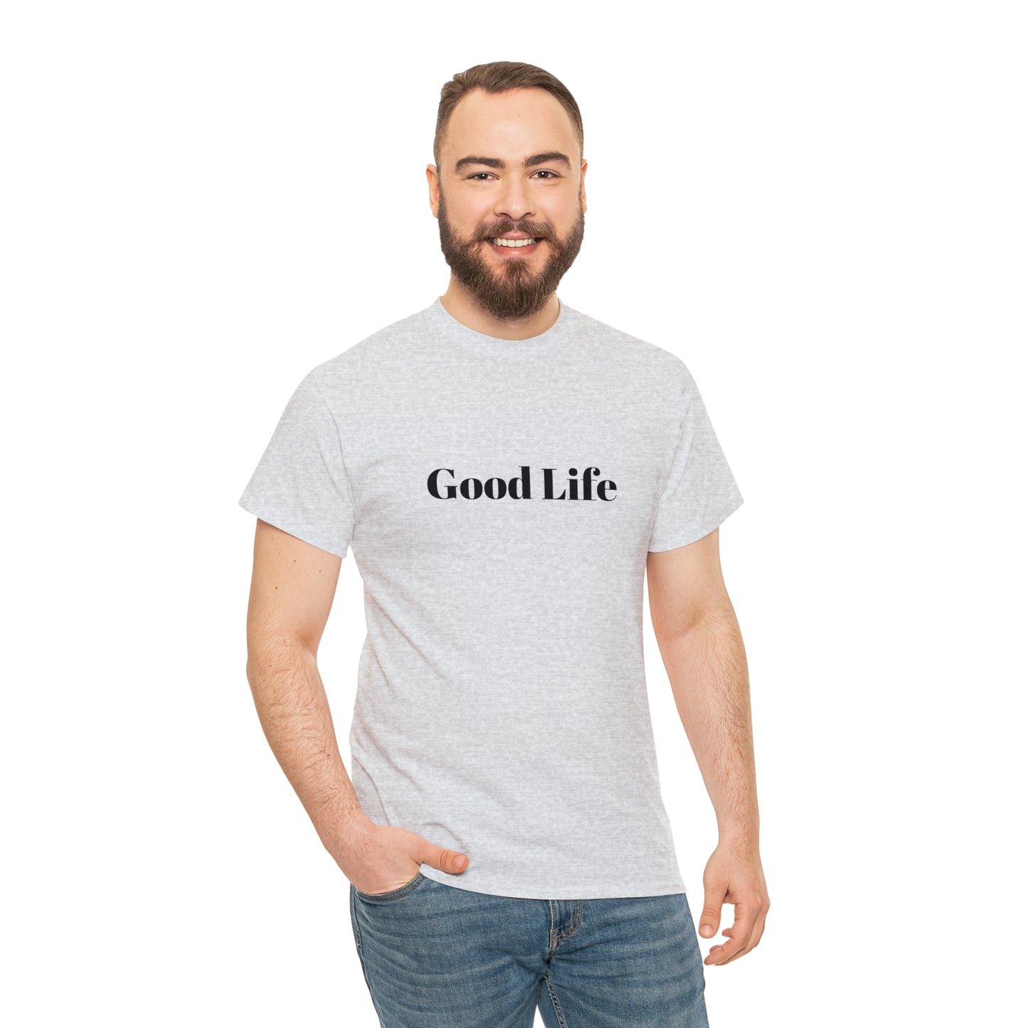 "Good Life" Unisex Heavy Cotton Tee Shirt*