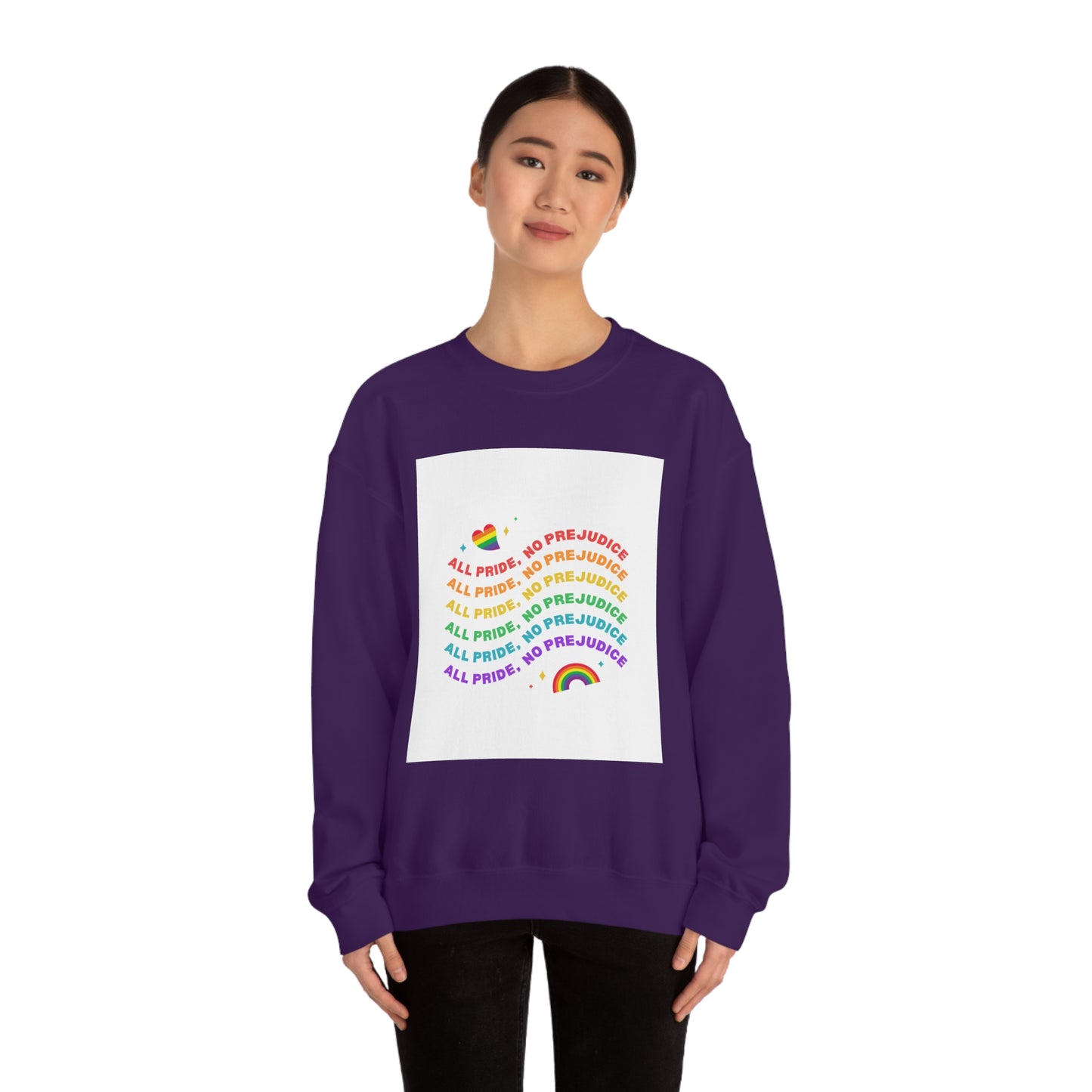 All Pride No Prejudice Unisex Heavy Blend Crewneck Sweatshirt*