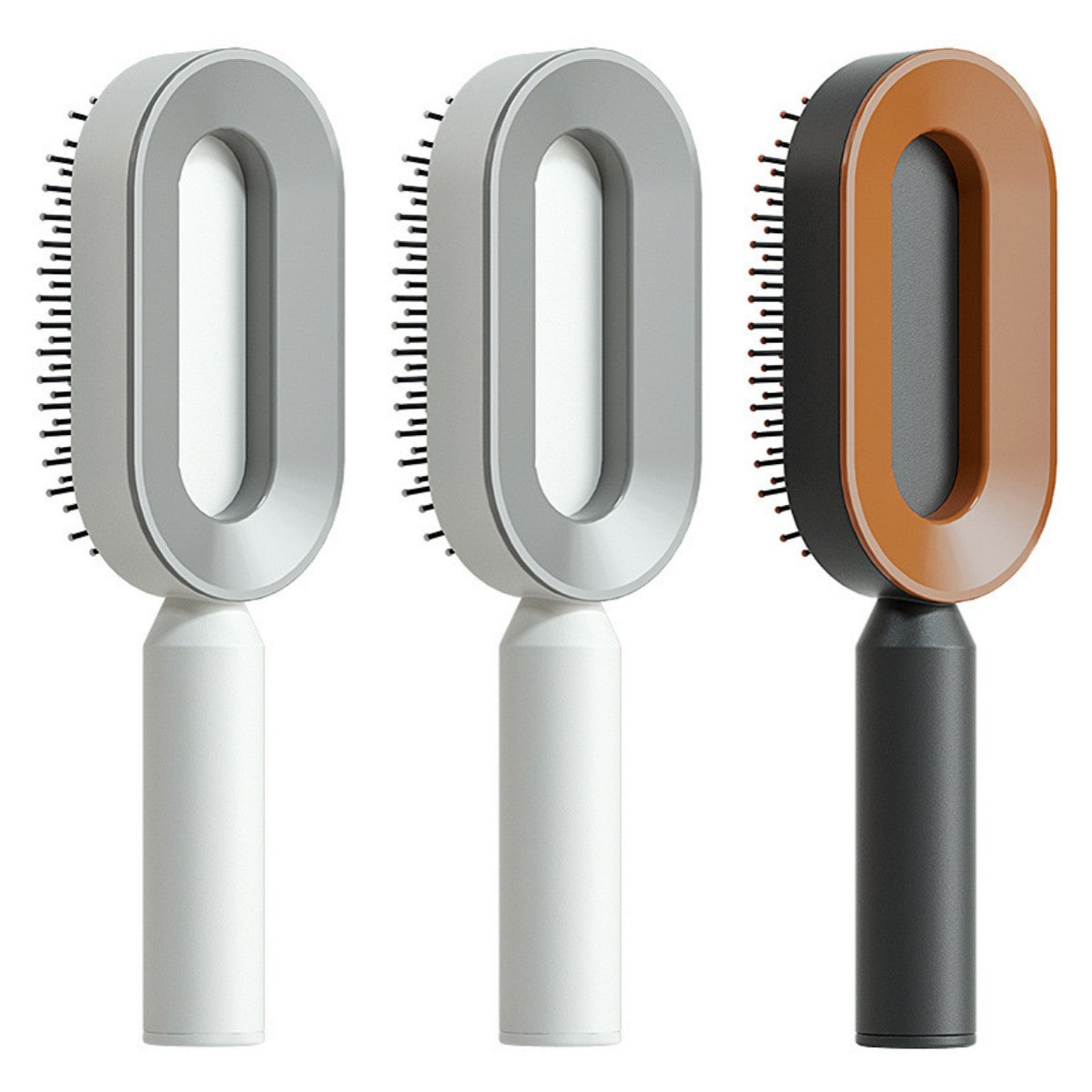 Self Cleaning Hair Brush* For Women One-key Cleaning Hair Loss Airbag Massage Scalp Comb Anti-Static Hairbrush