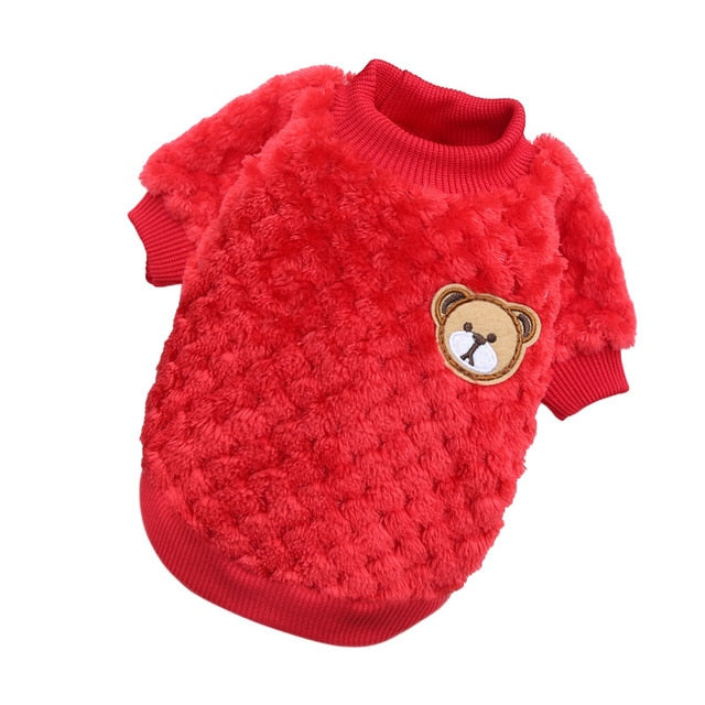 Bear Embroidery Pet Vest*