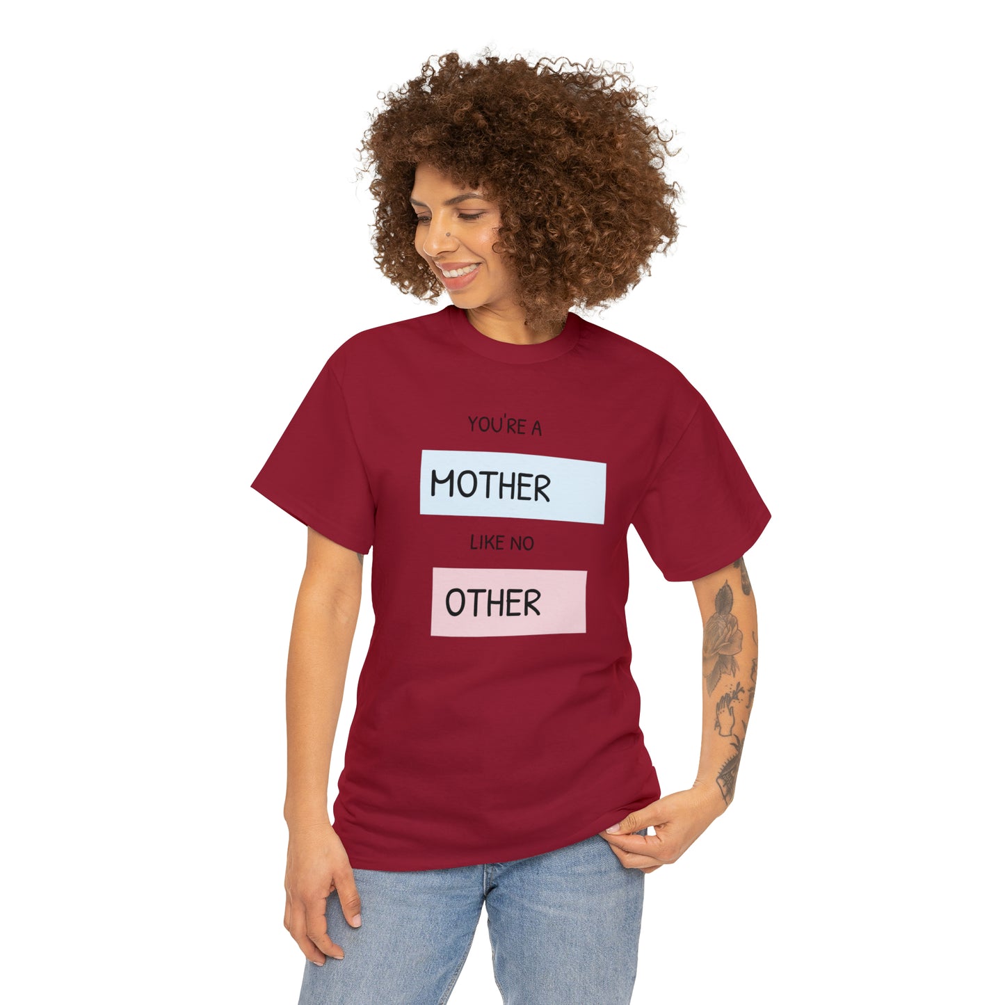 "Mother Like No Other" Unisex Heavy Cotton Tee shirt gift, mom*