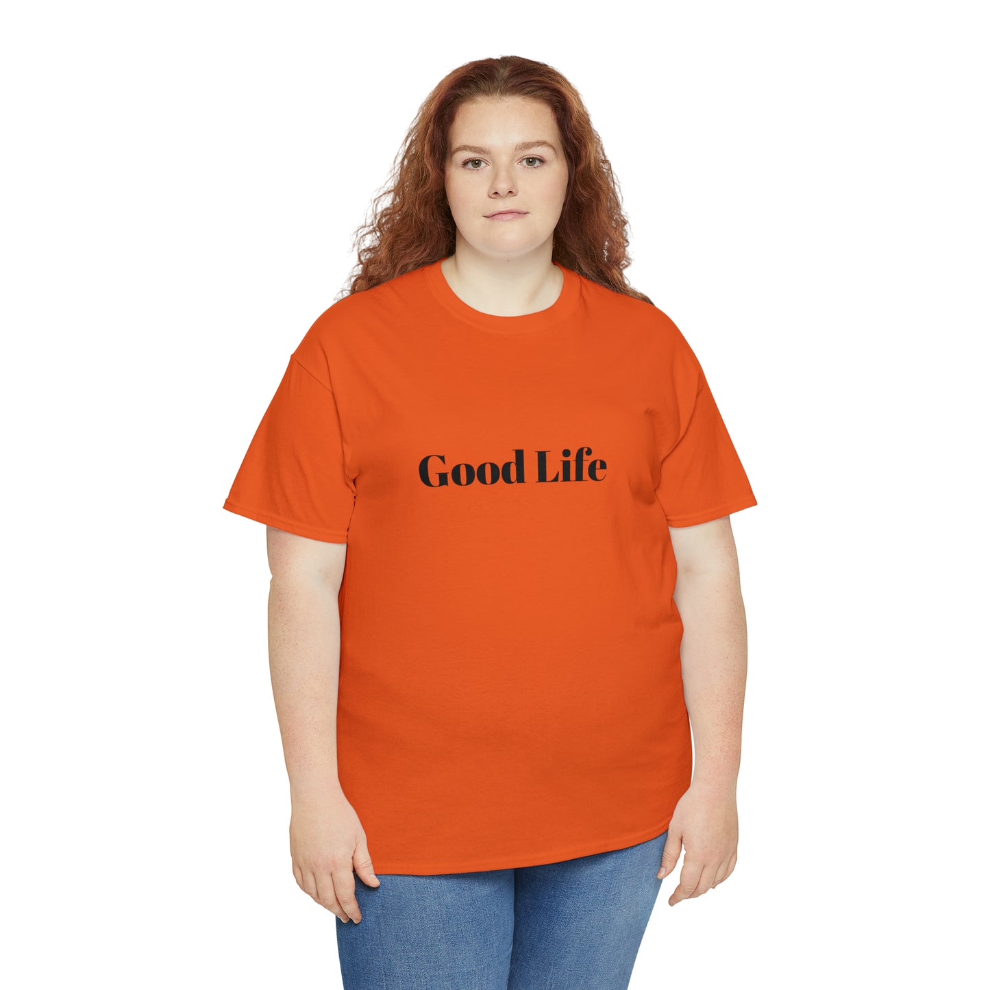 "Good Life" Unisex Heavy Cotton Tee Shirt*