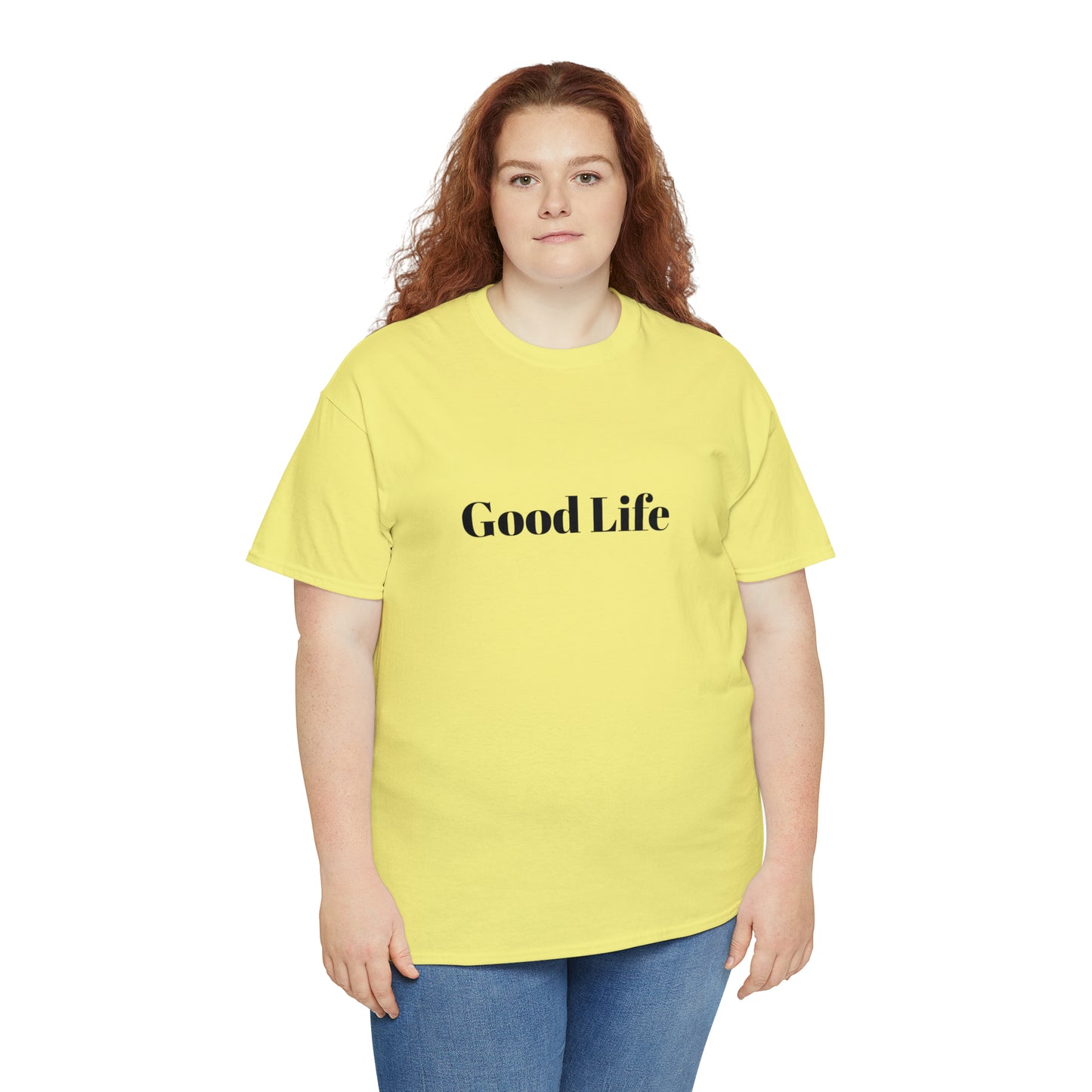 "Good Life" Unisex Heavy Cotton Tee Shirt*