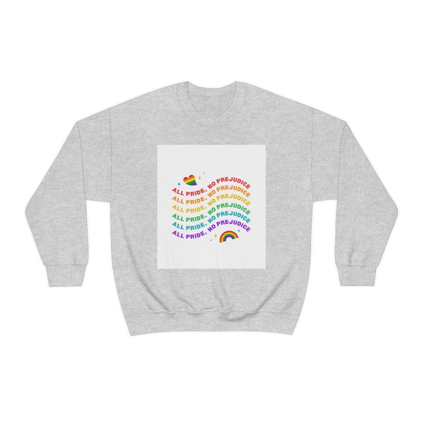 All Pride No Prejudice Unisex Heavy Blend Crewneck Sweatshirt*