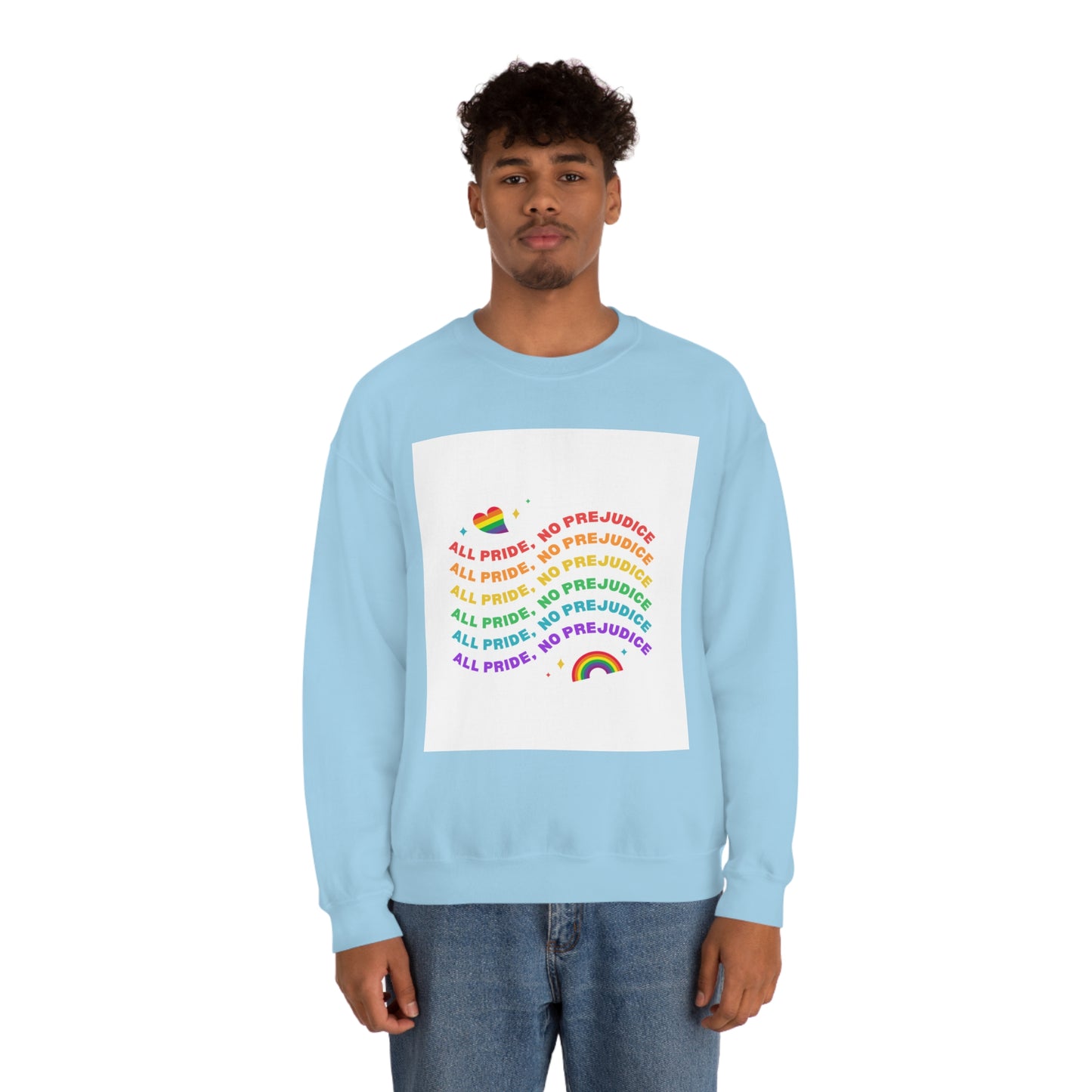 All Pride No Prejudice Unisex Heavy Blend Crewneck Sweatshirt*