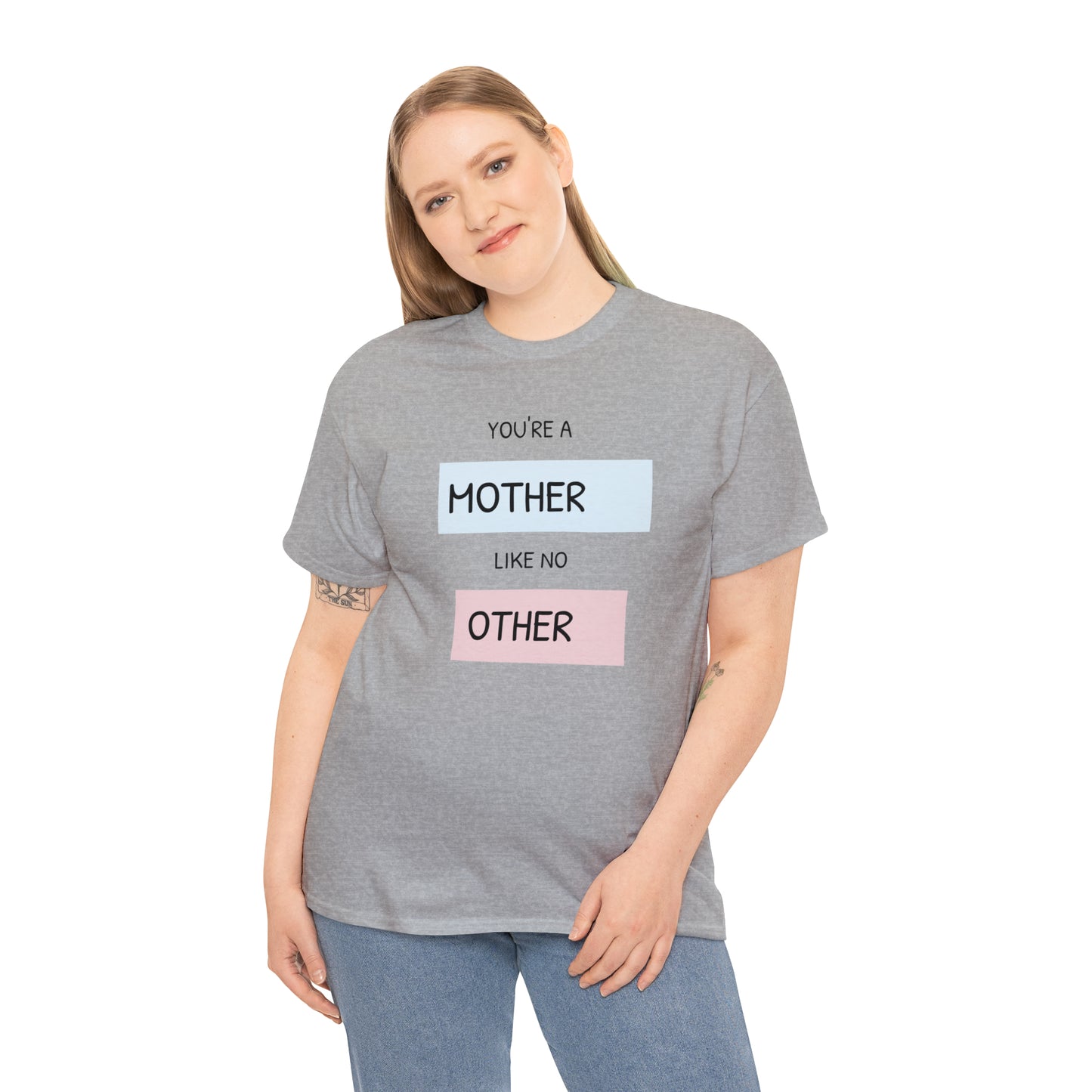 "Mother Like No Other" Unisex Heavy Cotton Tee shirt gift, mom*