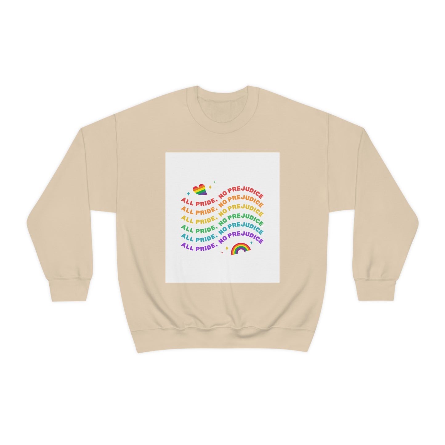 All Pride No Prejudice Unisex Heavy Blend Crewneck Sweatshirt*