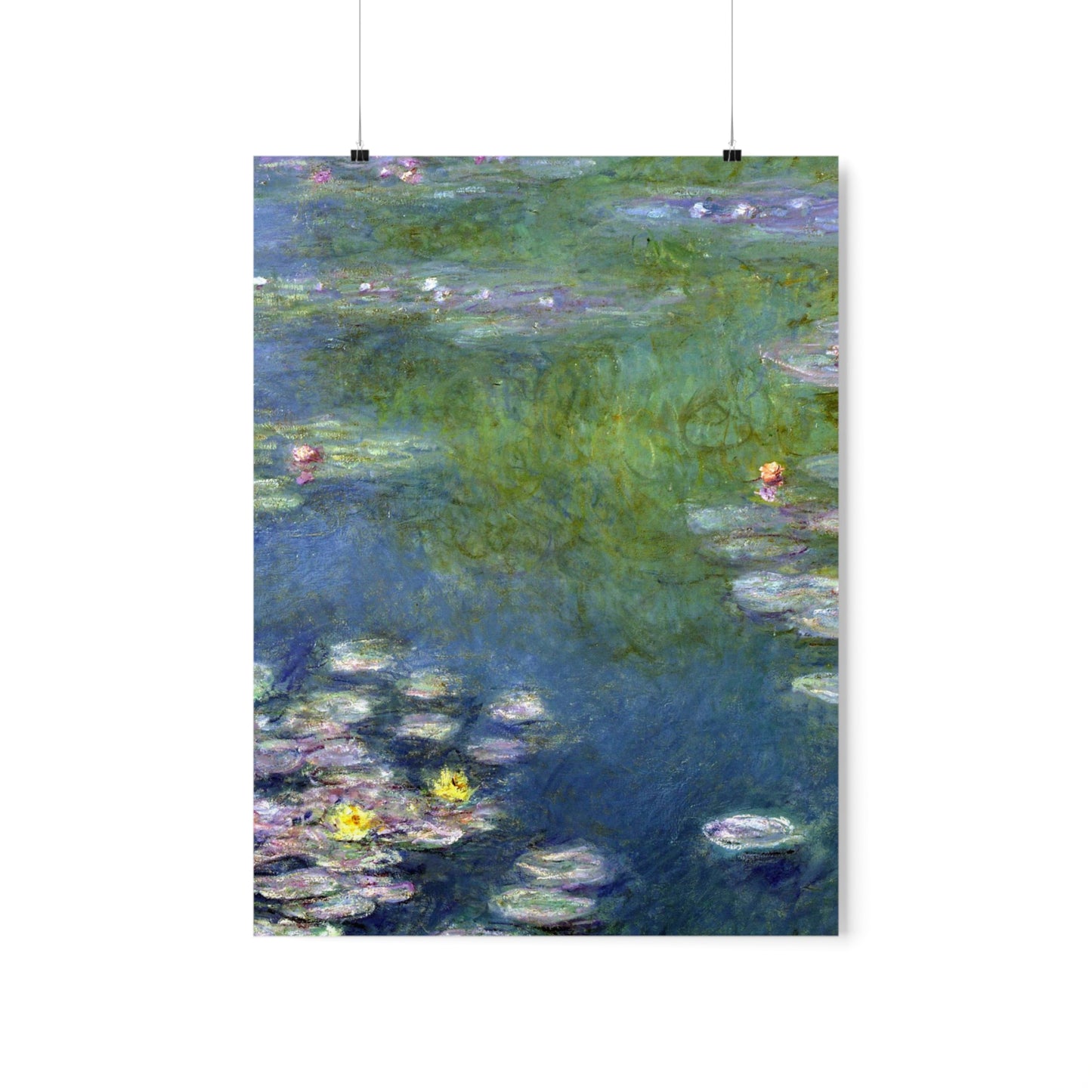 "Captivating Beauty: Monet's Water Lilies Premium Matte Vertical Posters - A Splash of Nature on Your Wall!"Water Lilies Monet Premium Matte Vertical Posters*