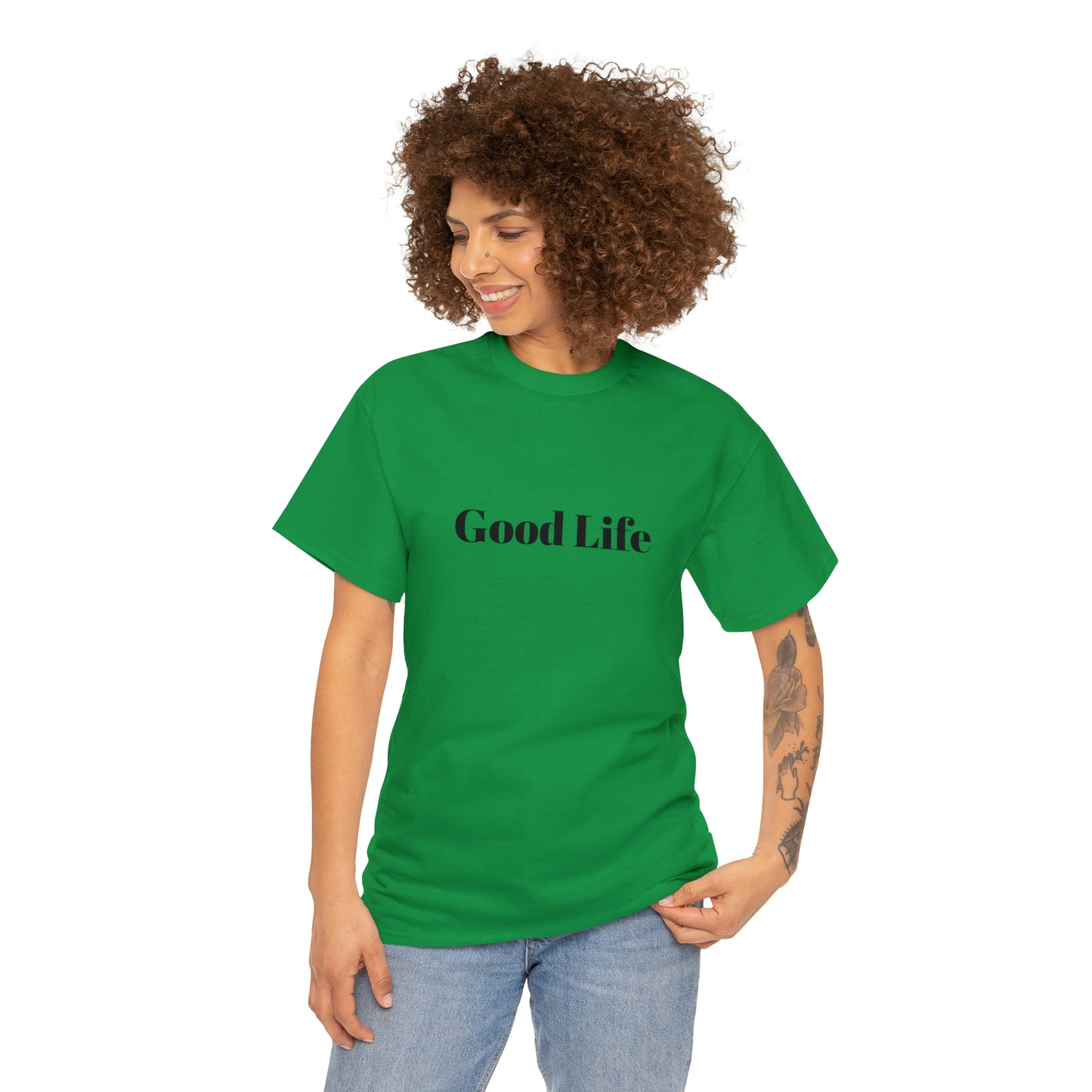 "Good Life" Unisex Heavy Cotton Tee Shirt*