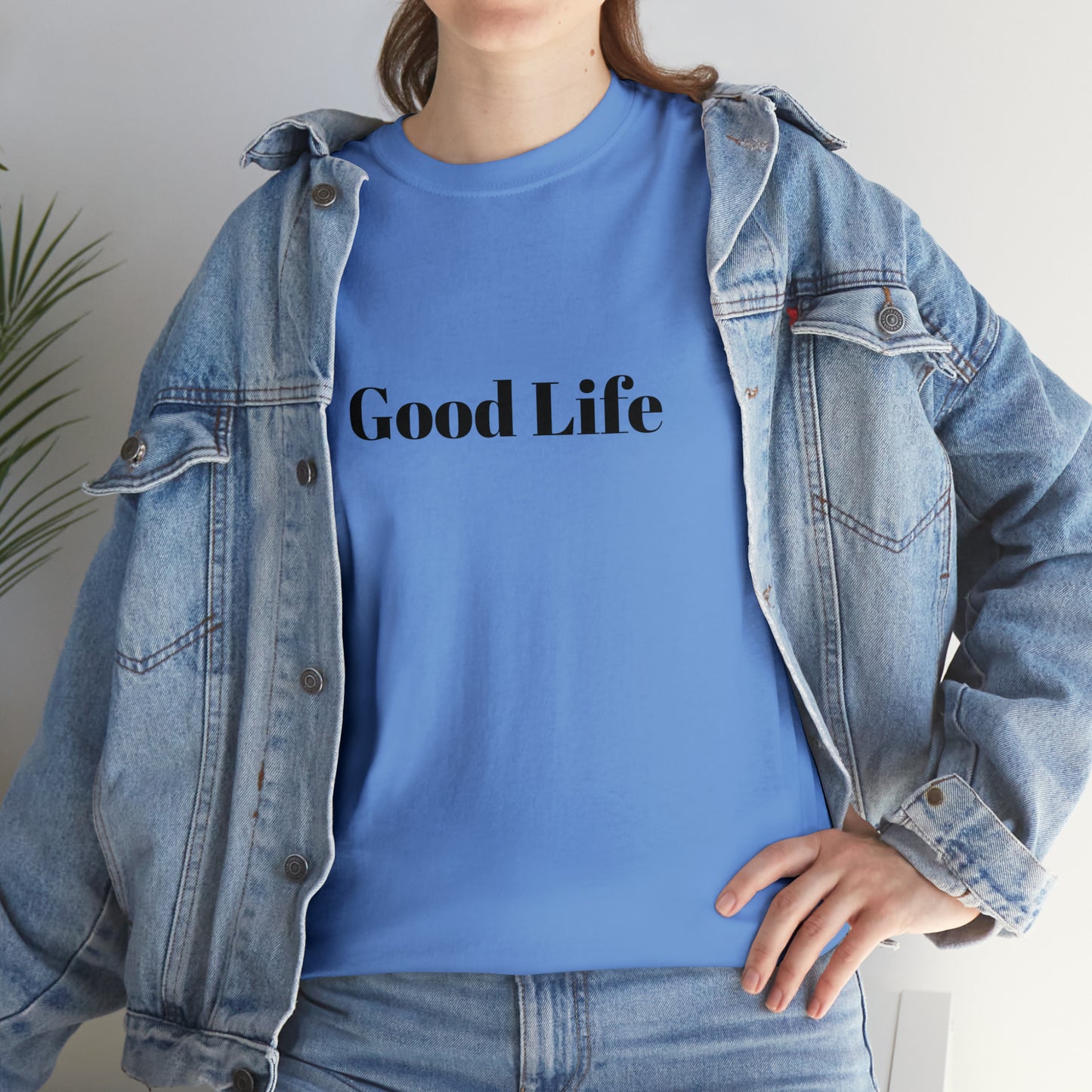 "Good Life" Unisex Heavy Cotton Tee Shirt*