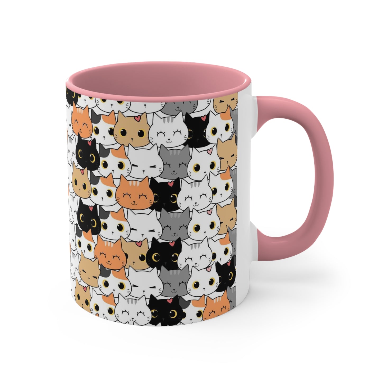 Cute Cats Accent Coffee Mug, 11oz*