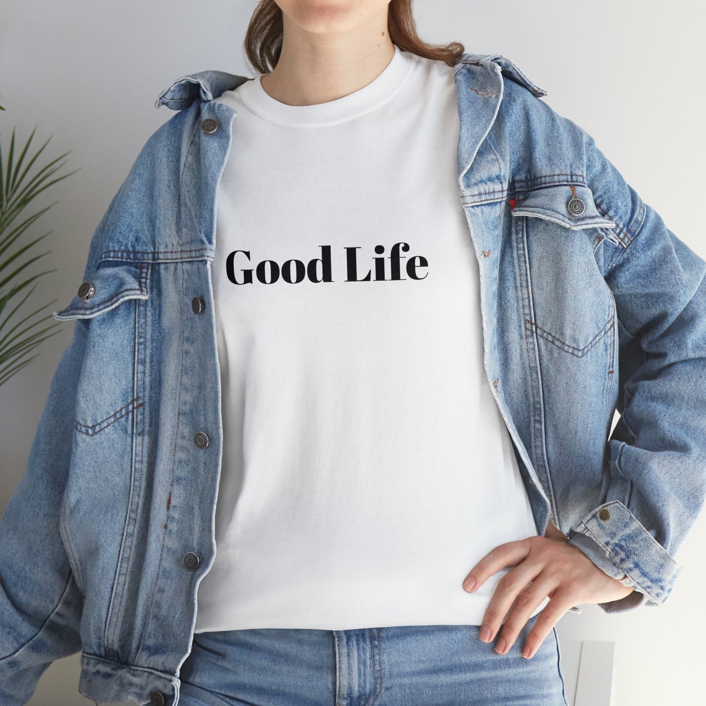 "Good Life" Unisex Heavy Cotton Tee Shirt*