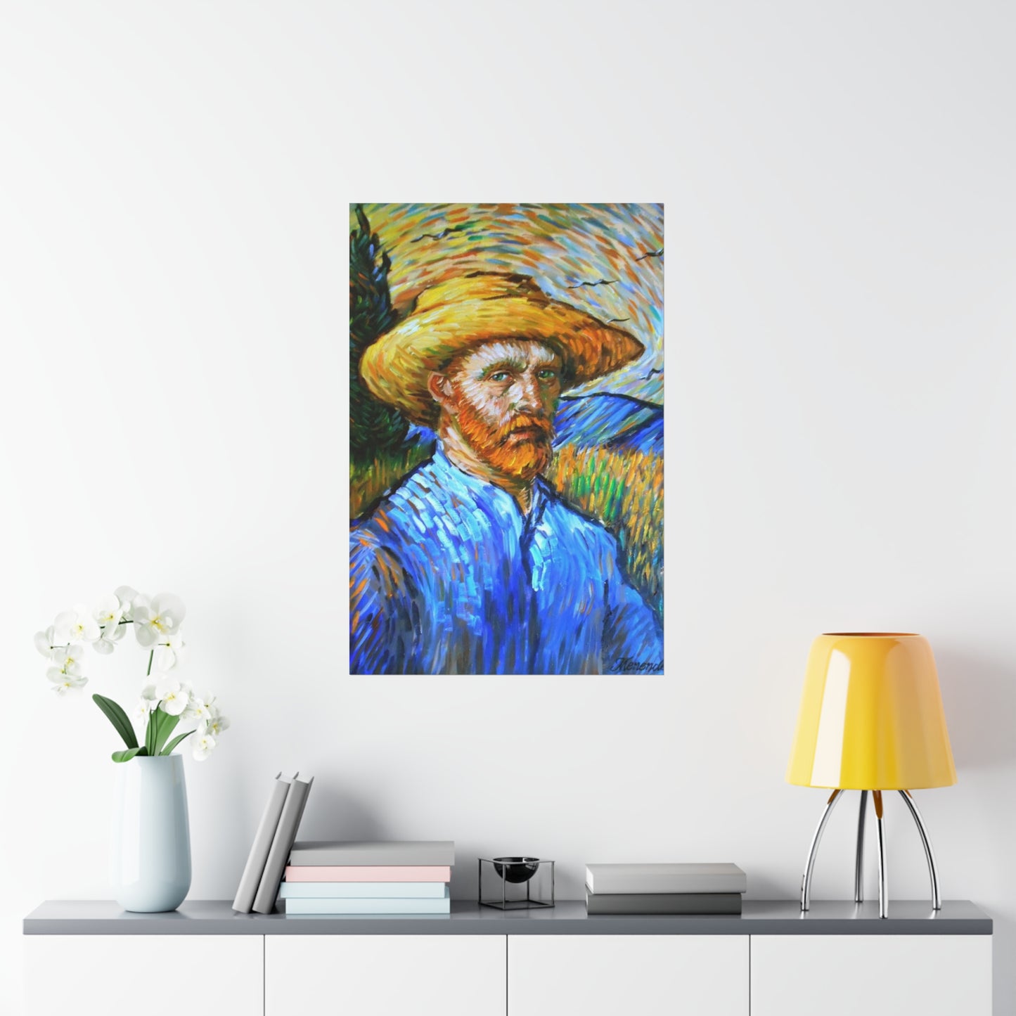 "Discover Van Gogh's Soul: Self-Portrait Premium Matte Vertical Posters - A Masterpiece for Your Wall!"Van Gogh self portrait* Premium Matte Vertical Posters art fine art wall art gift bestseller