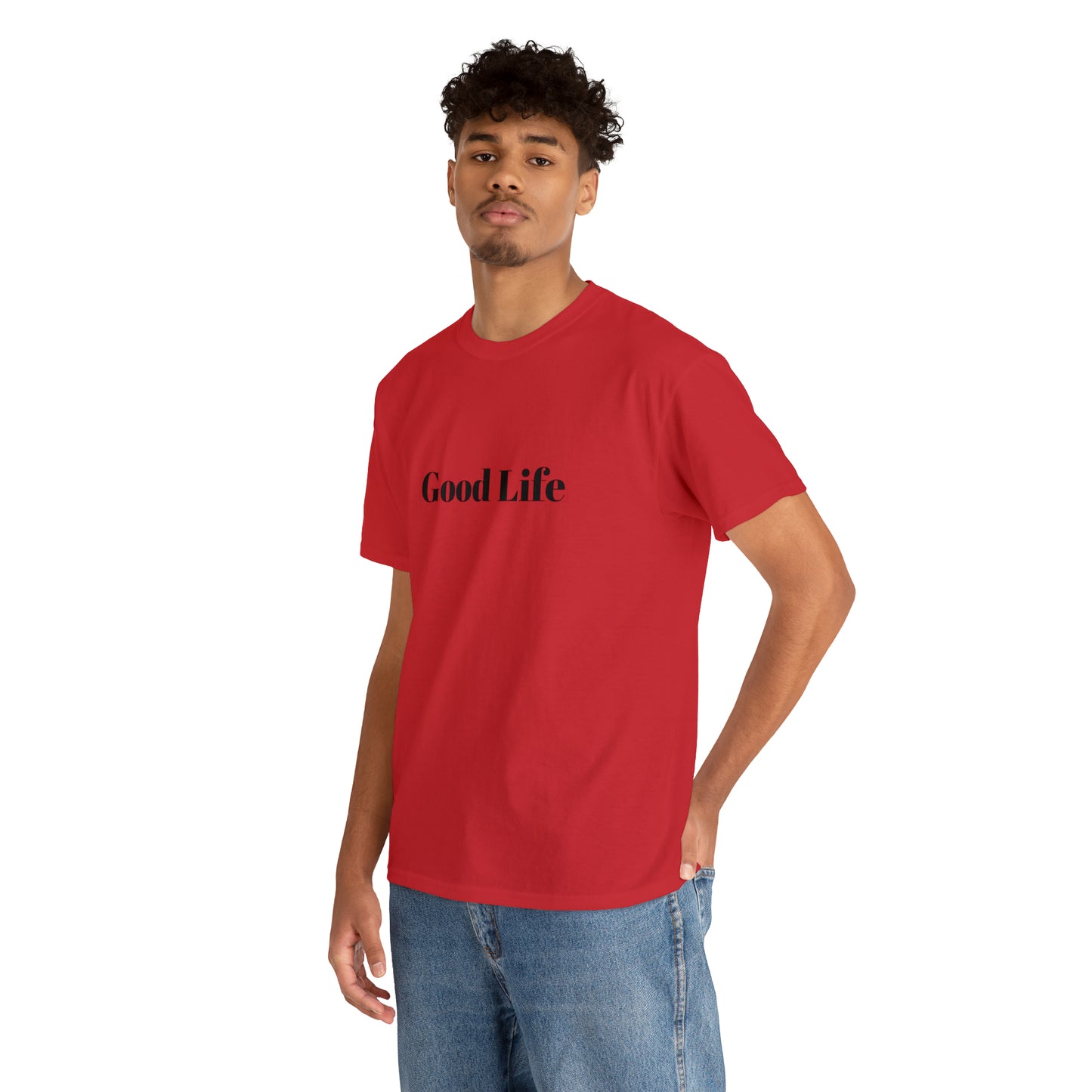 "Good Life" Unisex Heavy Cotton Tee Shirt*