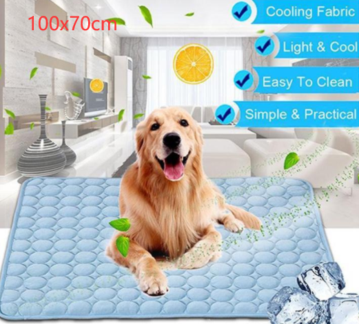 Pet Dog Cat Ice Silk Cold Nest Pad For Cooling In Summer*