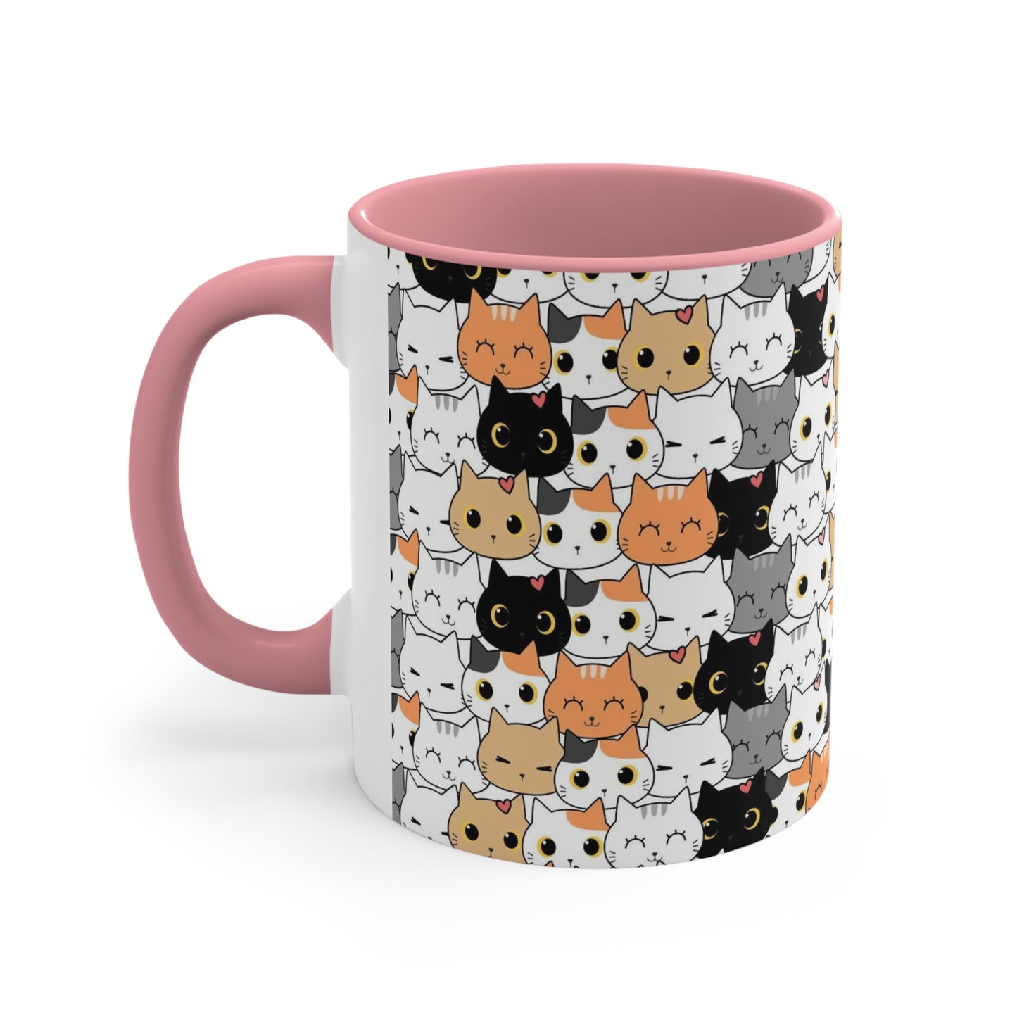 Cute Cats Accent Coffee Mug, 11oz*