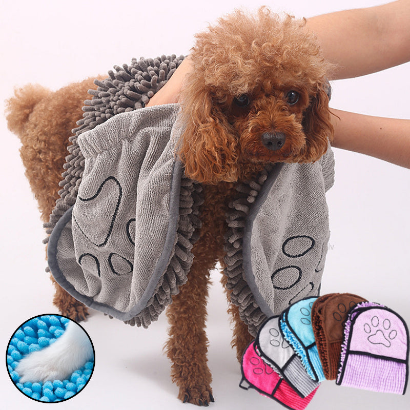 Dogs Cats Towels* Super Absorbent Dog Bathrobe Microfiber Bath Towels Quick-Drying Cat Bath Towel For Pets Towel Dog Towels Pet Products