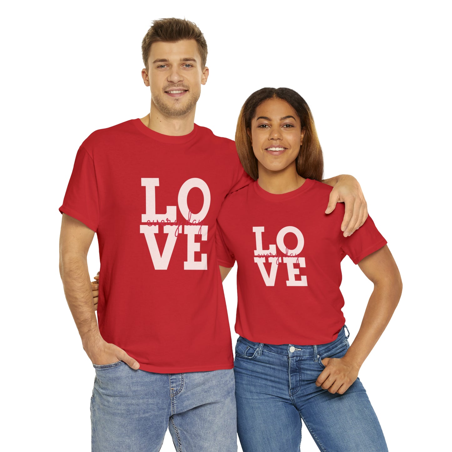 Love everyday Unisex Heavy Cotton Tee shirt gift*