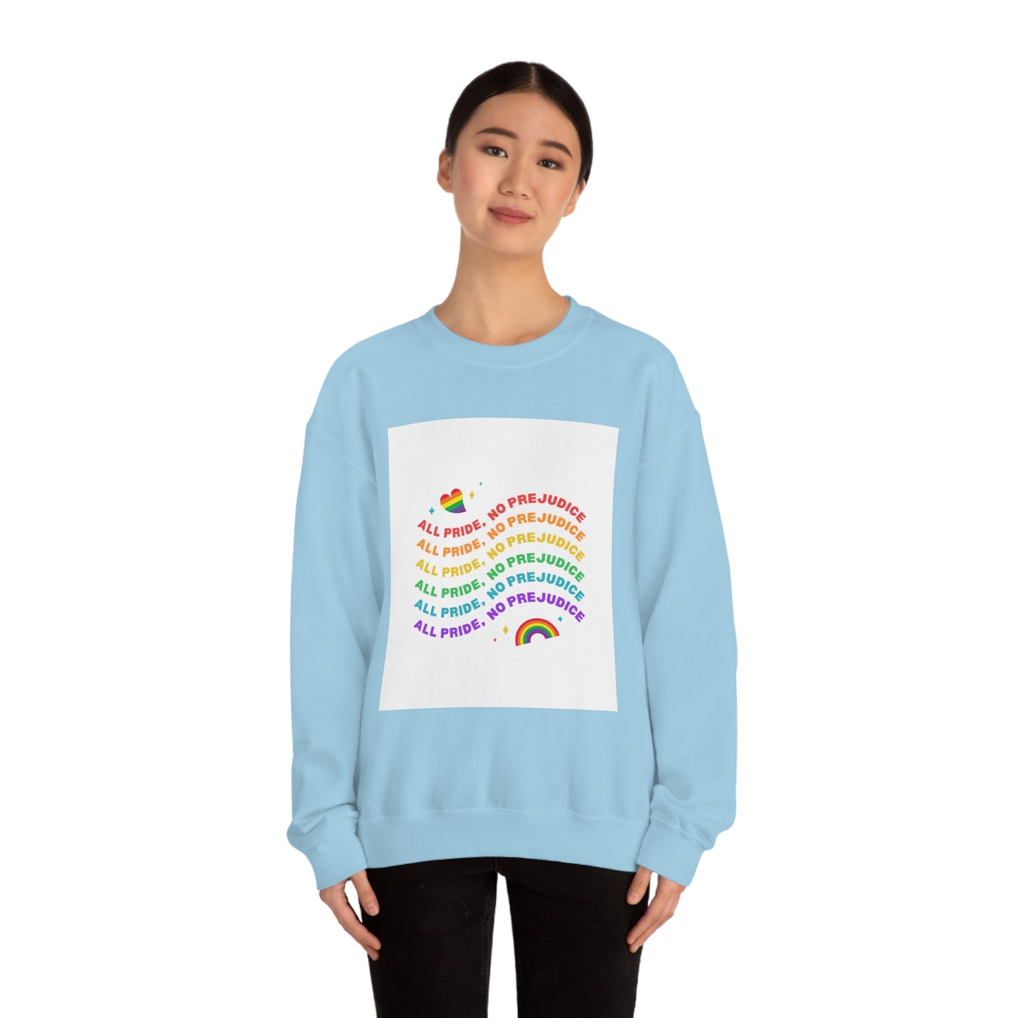 All Pride No Prejudice Unisex Heavy Blend Crewneck Sweatshirt*