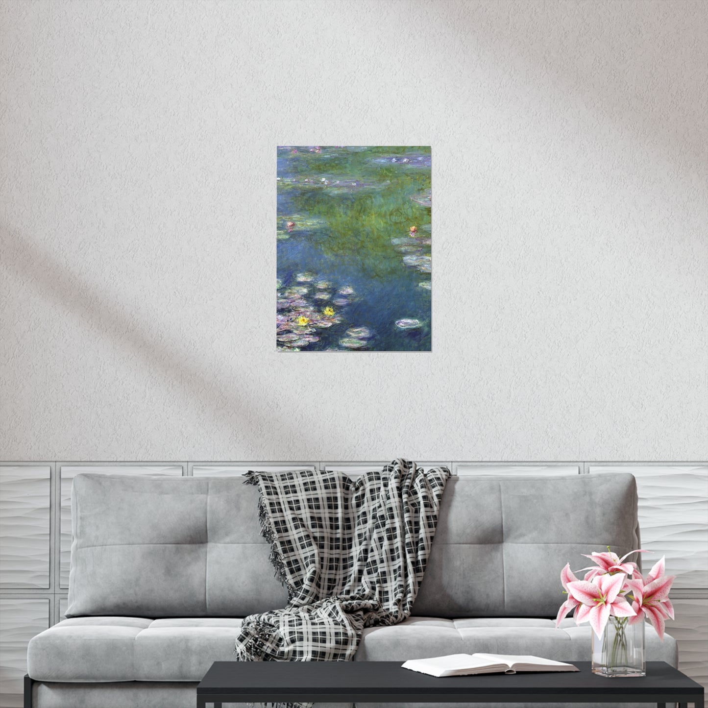 "Captivating Beauty: Monet's Water Lilies Premium Matte Vertical Posters - A Splash of Nature on Your Wall!"Water Lilies Monet Premium Matte Vertical Posters*