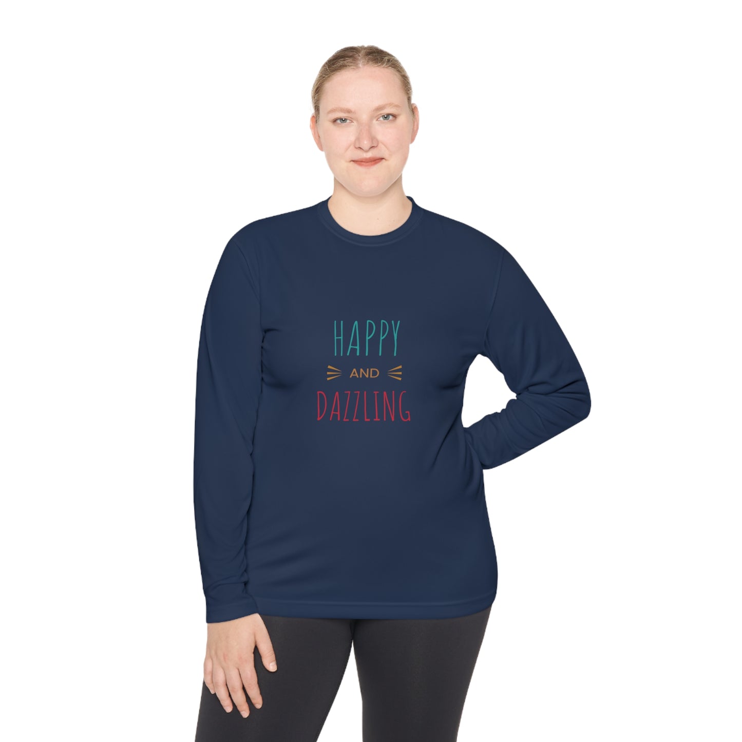 Happy and Dazzling Unisex Lightweight Long Sleeve Tee*