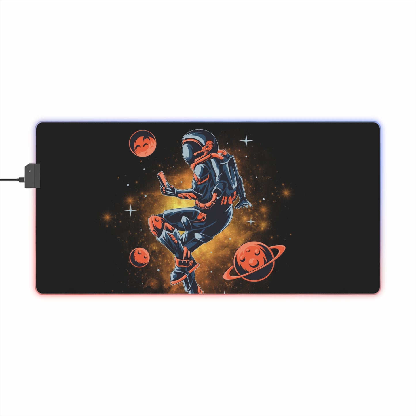 LED Gaming Mouse Pad Astronaut in Space Fast Mouse pad *