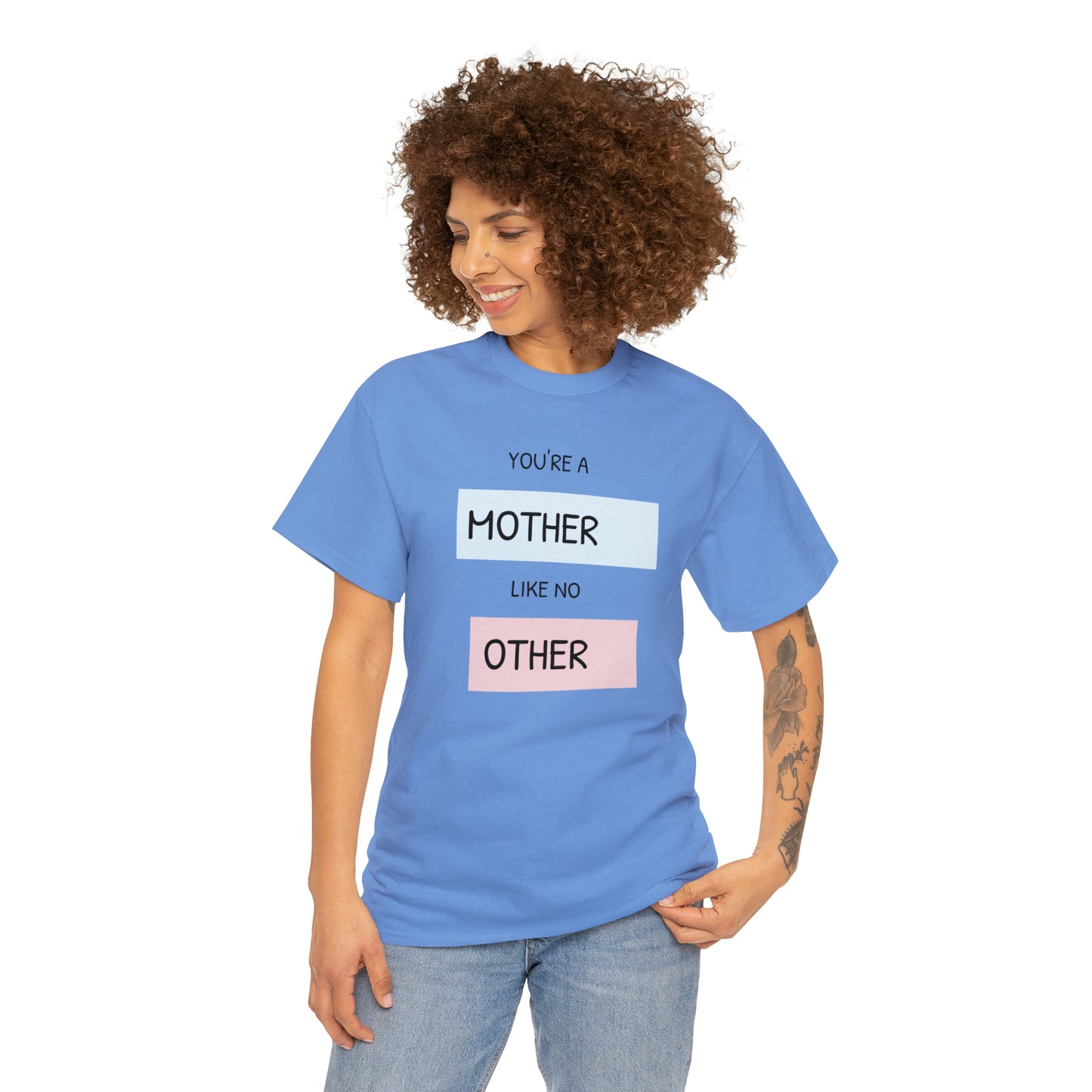 "Mother Like No Other" Unisex Heavy Cotton Tee shirt gift, mom*