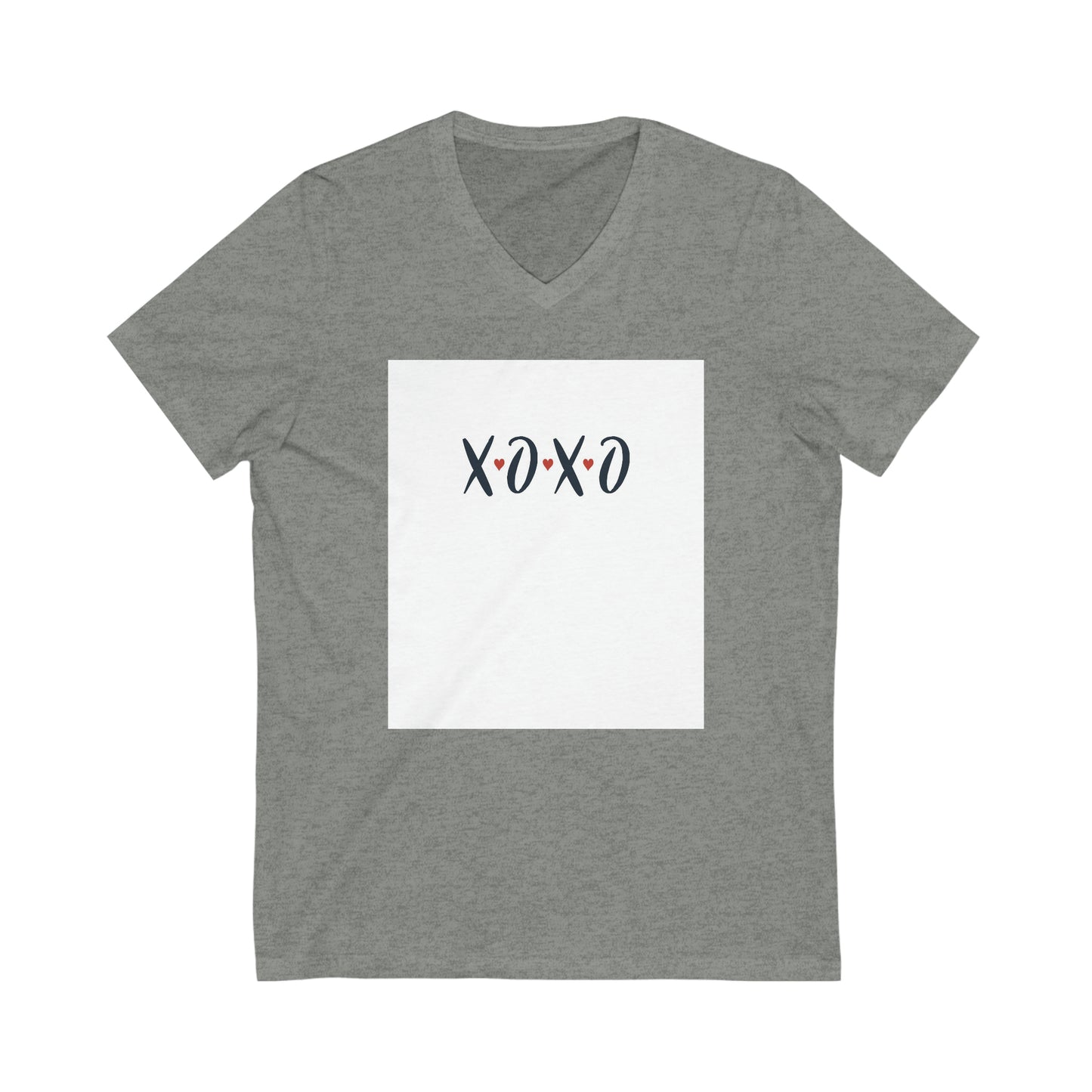 XOXO Unisex Jersey Short Sleeve V-Neck Tee Shirt*