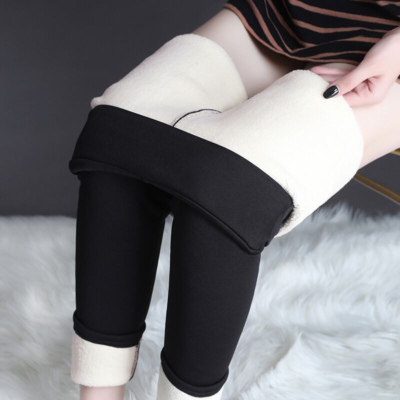 Winter Leggings* Warm Thick High Stretch Lamb Cashmere Leggings Skinny Fitness Woman Pants