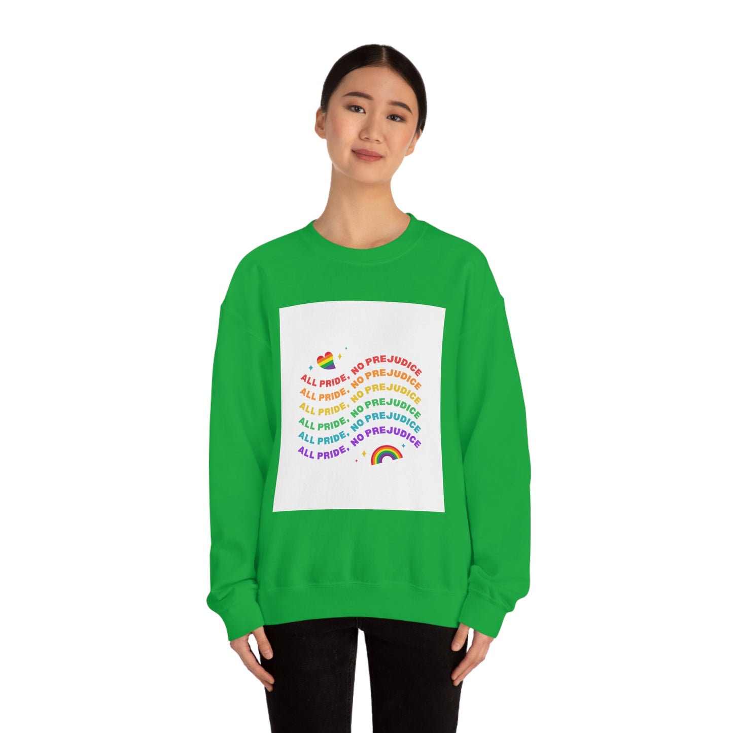 All Pride No Prejudice Unisex Heavy Blend Crewneck Sweatshirt*