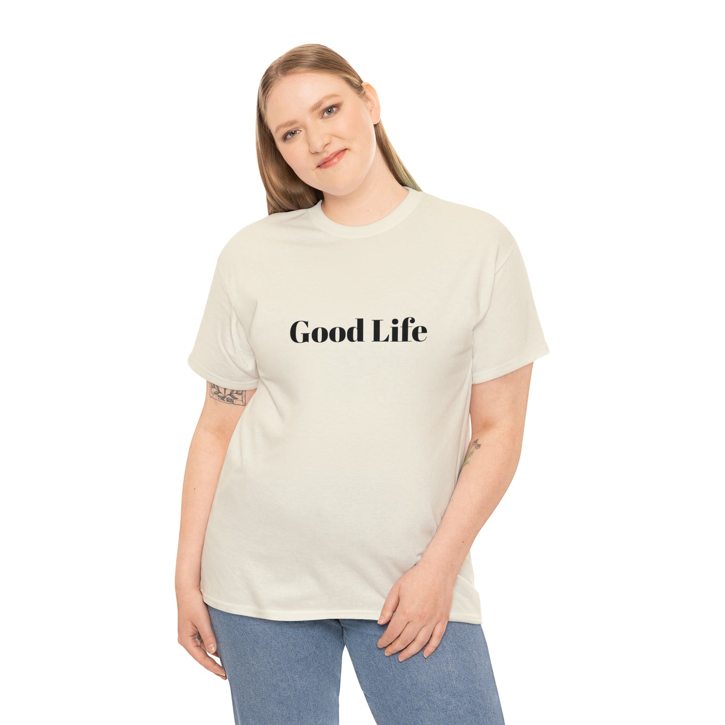 "Good Life" Unisex Heavy Cotton Tee Shirt*