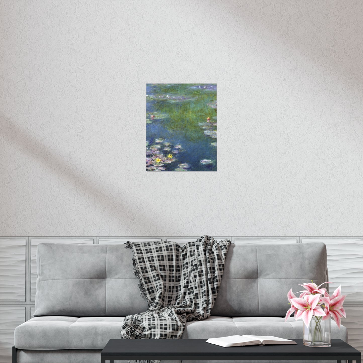 "Captivating Beauty: Monet's Water Lilies Premium Matte Vertical Posters - A Splash of Nature on Your Wall!"Water Lilies Monet Premium Matte Vertical Posters*