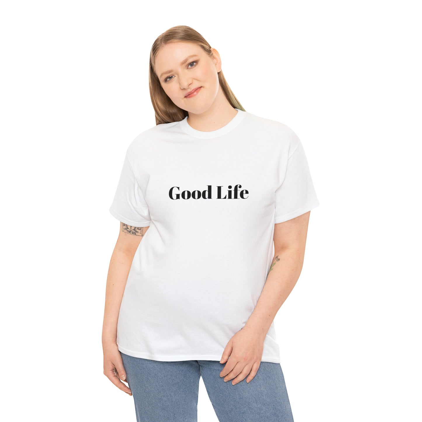 "Good Life" Unisex Heavy Cotton Tee Shirt*